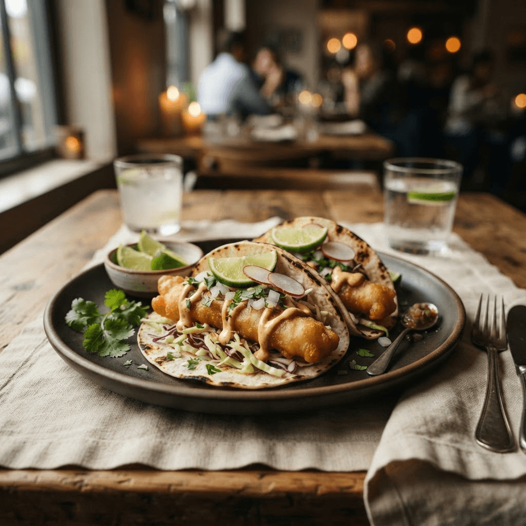 Baja Fish Tacos — authentic Mexican taco recipe spec
