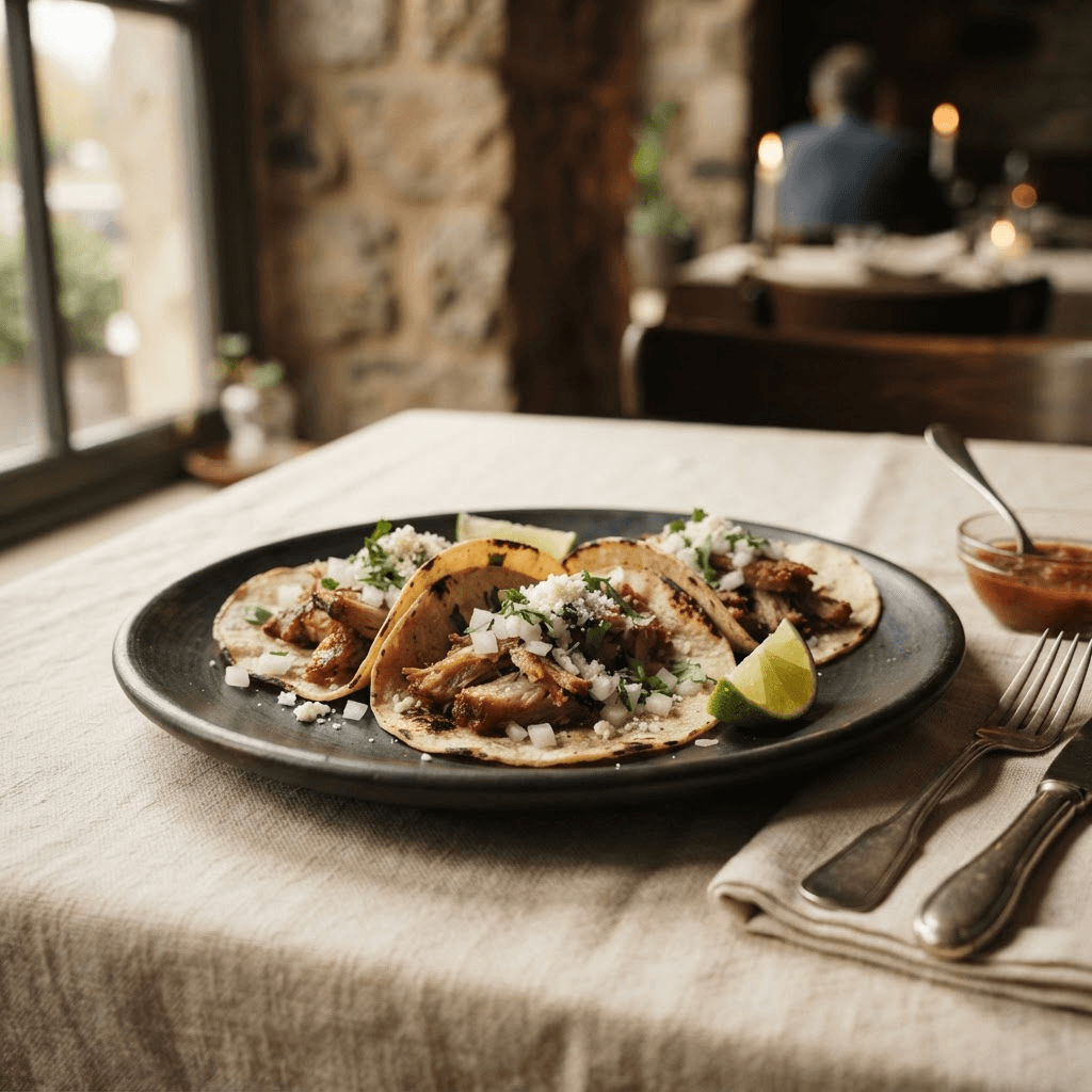 Michoacán Carnitas — authentic Mexican taco recipe spec